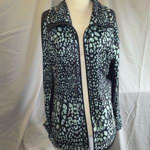 Zella workout jacket 🧥 sheer back stripe